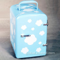 Cooler Box  Blue 4L 6 Cans Home Mini Refrigerator Factory